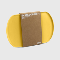 Gerecycled Geel Plastic Duurzaam Ondoorzichtig Voedsel 35X22,5 Cm Snijplank Duurzaam Multifunctioneel