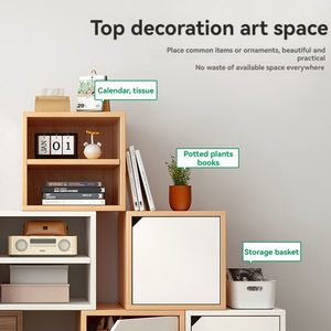 Rubik's <span class=keywords><strong>Cube</strong></span> Étagère à livres Petit support de rangement de salon Rangement de chambre à coucher Armoire de rangement carrée - Product Image 4