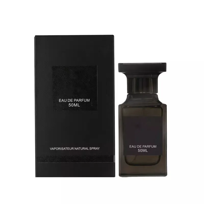 Botella de cristal rellenable de lujo para perfume, con bomba, 50ml