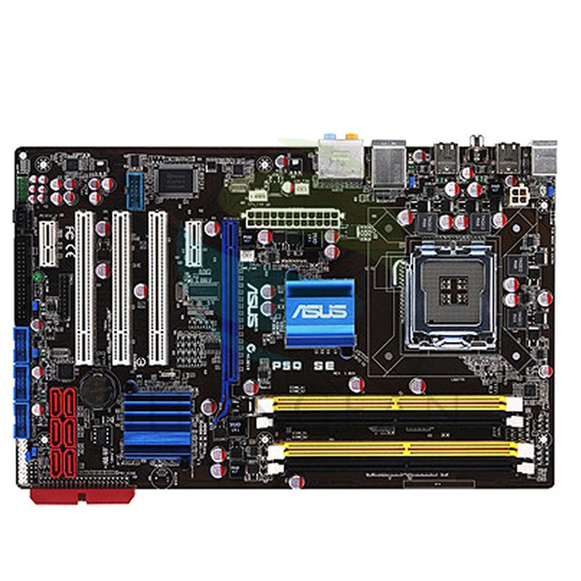 P5Q SE Desktop Motherboard P45 Socket LGA 775 for Core 2 Duo Quad DDR2 16G UEFI ATX BIOS Original Used Mainboard