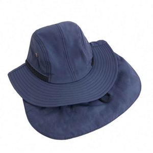 Fashion Design Fisherman Bucket Hats with <b>Elastic</b> Band and <b>String</b> Adjustable Jersey Fabric Custom for Fishing & Travel - Product Image 5