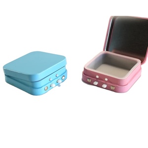 Biểu Tượng Tùy Chỉnh Bản Lề Nắp Trẻ Em Chống Vuông 50Mm Hộp Thiếc Micro Gói Trẻ Em Bằng Chứng <span class=keywords><strong>Tin</strong></span> <span class=keywords><strong>Container</strong></span> - Product Image 5