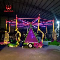 Manège à chaises volantes populaire pour carnaval, équipement d'amusement mobile