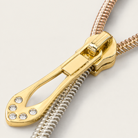 Meetee ZT954 5 #   Cremallera Decorativa de Nylon Colorida para Ropa, Bolsos, Prendas, Maletas, Costura y Accesorios de Manualidades DIY