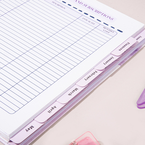 2025 2026 A4 tổ chức tài chính/kế hoạch tùy chỉnh xoắn ốc mục tiêu kế hoạch chương trình nghị sự máy tính xách tay với Hộp quà tặng - Product Image 5