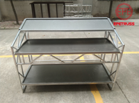 Table de DJ en aluminium sur mesure, support de table de DJ portable pour scène, performance, mariage, fête, événement
