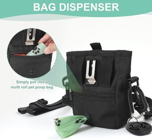 क्यूइग कस्टम कुत्ता पोप बैग में निर्मित रिसाव को रोकने के लिए प्रशिक्षित हाथों से मुक्त डिजाइन के साथ पाउच चुंबकीय बंद का इलाज करता है - Product Image 3