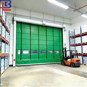 Portes à empilage rapide, panneaux en <span class=keywords><strong>PVC</strong></span> automatiques, compactes, à montage supérieur, portes <span class=keywords><strong>de</strong></span> <span class=keywords><strong>garage</strong></span> pliantes sectionnelles à empilage - Product Image 3