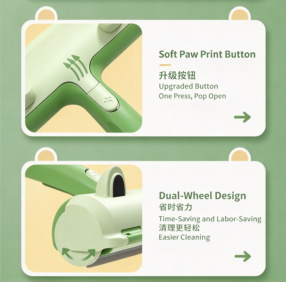 Handheld Pet Hair Removal Brush for Couch Rug Blanket Apparel Rubber ...