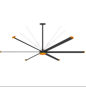 Ventilateurs <span class=keywords><strong>de</strong></span> désatification HVLS <span class=keywords><strong>de</strong></span> 24 pieds, <span class=keywords><strong>ventilateur</strong></span> <span class=keywords><strong>de</strong></span> plafond à haut volume et basse vitesse pour église - Product Image 1