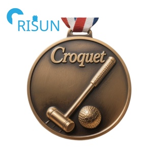 Venta al por mayor personalizado esmalte 3D deporte mazo <span class=keywords><strong>croquet</strong></span> juego premio Medalla medallón medallas personalizadas <span class=keywords><strong>croquet</strong></span> medallas - Product Image 2