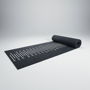 Revêtement de sol en caoutchouc insonorisant de 8 mm pour salle de sport, <span class=keywords><strong>tapis</strong></span> de <span class=keywords><strong>fitness</strong></span> anti-vibrations pour entraînement à domicile en étage - Product Image 1