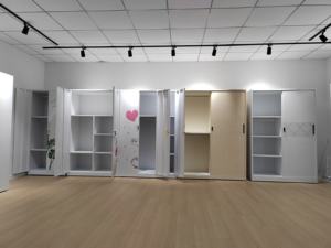 Armario de tela Armario Directo de fábrica Barato 2 puertas Armario de metal Almirah Muebles de dormitorio de metal Muebles para el hogar - Product Image 6