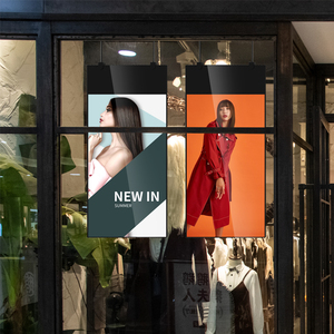 <strong>Retail</strong> <strong>Store</strong> 43 Inch Double Sided Hanging <strong>Lcd</strong> High Brightness Window Facing <strong>Display</strong> Signage Screen Advertising Machine - Product Image 6
