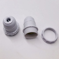 Accessoires en plastique pour matières premières : Douilles électriques LED E27, supports de lampe en plastique