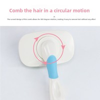 Brosse démêlante rotative à coussin d'air pour chat OEM ODM, peigne de toilettage pour animaux de compagnie pour l'élimination des poils lâches
