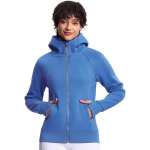 Women's <b>Zip</b> <b>Up</b> Hoodie Fleece Workout Jacket With Pockets Thumb Hole Breathable Full Sleeve - Product Image 1