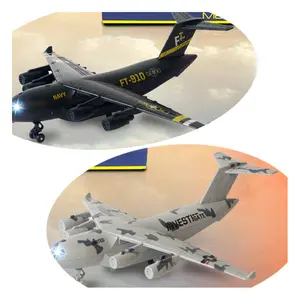 धातु हवाई जहाज खिलौना Diecast विमान मॉडल मिश्र धातु वापस खींच कन्वेयर