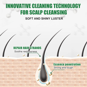 Shampooing anti-<span class=keywords><strong>chute</strong></span> pour femmes, respectueux <span class=keywords><strong>de</strong></span> l'environnement, pour la croissance des <span class=keywords><strong>cheveux</strong></span>, avec eau <span class=keywords><strong>de</strong></span> riz et <span class=keywords><strong>de</strong></span> karité. - Product Image 5