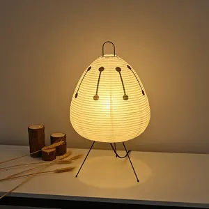 Japanse Papieren Lamp Japanse Art Design Hotel Bedlamp Home Decor Verlichting Tafellamp