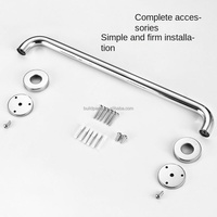 Barres d'appui en nylon de main courante de sécurité en forme de U en acier inoxydable 304 personnalisées pour salle de bain toilette douche hôpital école utilisation
