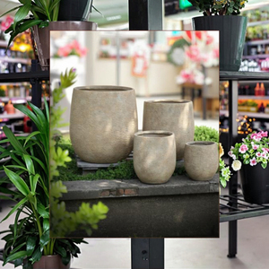 Vasi per Fiori Multicolore <span class=keywords><strong>con</strong></span> Finitura Smaltata, Ecologici, Marca Meiling, per Giardino Esterno, in <span class=keywords><strong>Argilla</strong></span> Fibrosa Leggera - Product Image 6