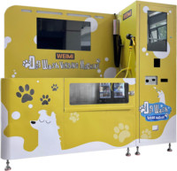 Nouvelle Conception Station de Toilettage Canin en Libre-Service avec Autocollant Personnalisé Machine à Laver les Chiens à Vendre