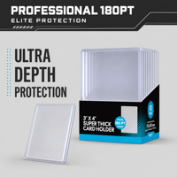Protège-cartes rigides en PVC 3x4 ultra épais 180PT pour collection premium – Vente en gros