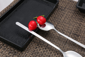 410 Stainless Steel Spork Long Handle Mirror Polish Modern Minimalist Design Presents Serving Spoon Set Dishwasher Safe - Product Image 5