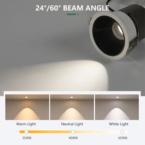 <span class=keywords><strong>Bihua</strong></span> ไฟสปอตไลท์ LED กลมขนาด7วัตต์บ้านโครงการโรงแรมในร่ม - Product Image 3