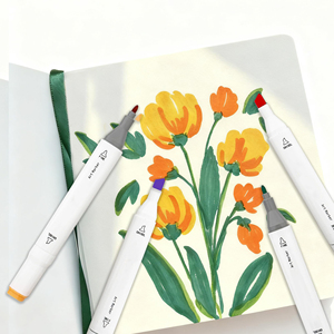 Marcadores de Arte de Doble Punta, 40 Colores, Marcadores de Alcohol para Dibujo, Juego de Rotuladores Permanentes - Product Image 2