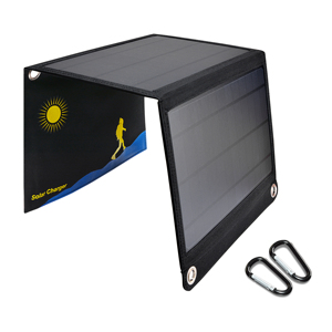 Panel Solar Plegable de 14W a Precio Económico, Cargador Solar Portátil LSFC-14, Cargador de Batería para Acampar y Hacer <span class=keywords><strong>Senderismo</strong></span> al Aire Libre - Product Image 1