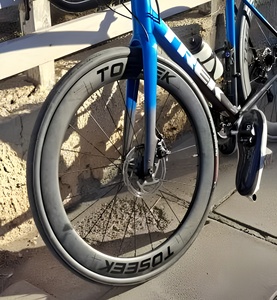 Jeu de roues de vélo de route TOSEEK Elite Superlight Precision en fibre de carbone, profondeur 50 mm, roues de vélo de course pour cyclisme professionnel - Product Image 1