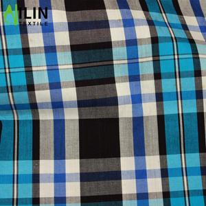 Nhà sản xuất vải kẻ caro nhuộm sợi 100% cotton, thiết kế mới - Product Image 5