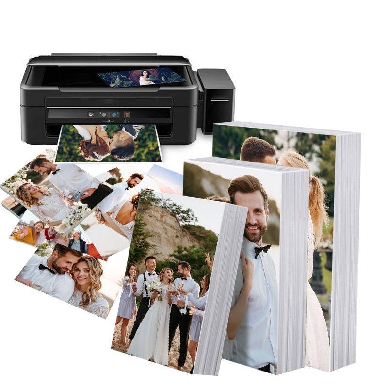 1000 vellen 10x15 180 g/m² eenzijdig super hoogglanzend fotopapier High Glossy voor inkjet inkjetprinter wenskaarten