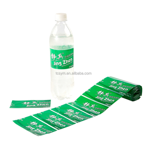 Nhà sản xuất mẫu miễn phí đóng gói nhãn Tùy Chỉnh Thu nhỏ bọc chai nước nhãn Nhựa nhiệt PVC nước khoáng nhãn - Product Image 1