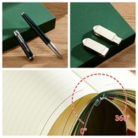 Coffrets Cadeaux D'Entreprise En Gros en Cuir Personnalisables, Carnets de Luxe A5, Boîte Cadeau Avec Stylo et Clé USB