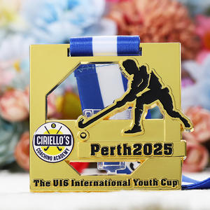 Medallas Deportivas Personalizadas <span class=keywords><strong>de</strong></span> Fabricante, Aleación <span class=keywords><strong>de</strong></span> Zinc, Diseño <span class=keywords><strong>de</strong></span> Figura Hueca con Esmalte, Medalla <span class=keywords><strong>de</strong></span> Hockey sobre Hielo, Logotipo Metálico Personalizado para <span class=keywords><strong>Academia</strong></span> - Product Image 5