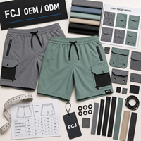 Shorts de pêche pour hommes en gros, séchage rapide, utilitaires, avec cordon de serrage à la taille, pour la plage et la natation