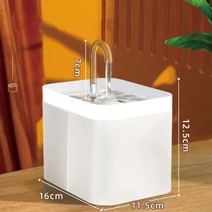 Fontaine d'eau automatique pour chat 1,5 l, distributeur d'eau potable électrique muet pour animaux de compagnie, filtre alimenté par USB, abreuvoir automatique pour chats