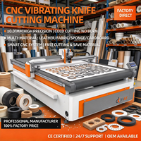 Machine de découpe automatique de joints Dake CNC à couteau oscillant pour la production de pièces d'étanchéité en caoutchouc, silicone et mousse, et de roulements de moteur