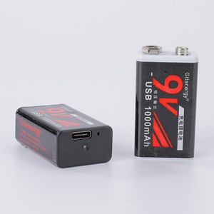 Profesyonel Özel 9V 1000mAh USB Şarj Edilebilir Li-ion Pil, Multimetreler için Sabit Voltaj Çıkışı - Product Image 5