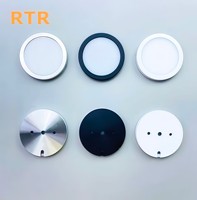 Lampe LED ronde ultra-mince avec prise pour imprimante 3D, kit de lampe LED MH001 pour Bambu Lab, 60 mm, pièces de modèle DIY, Makerworld