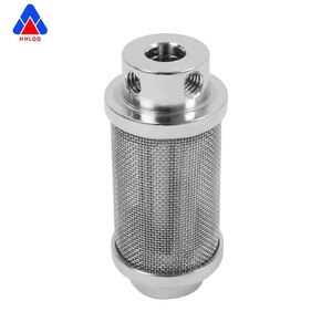 Huahang Customized Industrial Stainless Steel 316 Hydraulic Filter Elements <b>Flange</b> Interfaces New 100 Micron Filtration Accuracy - Product Image 1