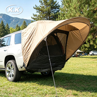 Tente de coffre de SUV Kawagebo Kamp (KK) en promotion usine : protection solaire et abri d'intimité pour le camping et les voyages en voiture