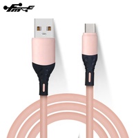 Kabel Data Usb Asli Pengisian Daya Cepat Lembut, Kabel Silikon Cair untuk Iphone Pengisi Daya Cepat