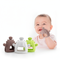 Juguete Calmante para Bebés con Forma de Cactus, de Silicona, para Morder y Aliviar las Molestias Dentales