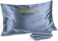 Taie d'oreiller en soie pur mûrier momme 100% avec logo personnalisé taie d'oreiller en satin pour les deux côtés taie d'oreiller en soie naturelle pour la peau