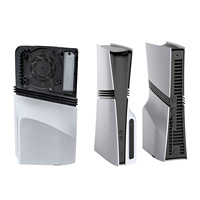 TP5-5519 Housse anti-poussière simple pour PS5 SLIM/PRO/PS5, ensemble de bouchons anti-poussière pour console à disque/numérique, kit anti-poussière