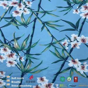 Grand tissu <span class=keywords><strong>en</strong></span> coton Liberty à motifs floraux personnalisé tissu <span class=keywords><strong>en</strong></span> popeline tissé biologique pour robes de filles jupes de chemises <span class=keywords><strong>en</strong></span> cire numérique <span class=keywords><strong>en</strong></span> fil peigné - Product Image 1